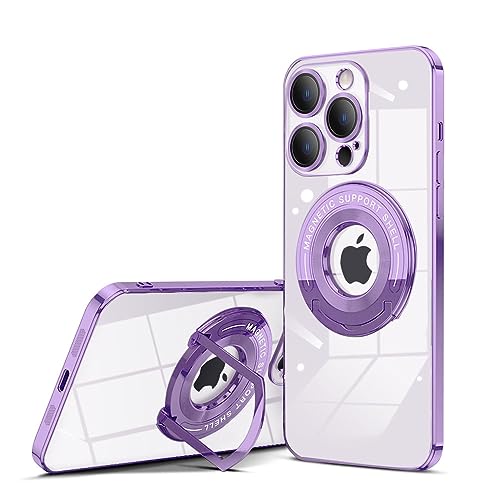 Coque iPhone 13 Pro Max transparente MagSafe avec anneau de support