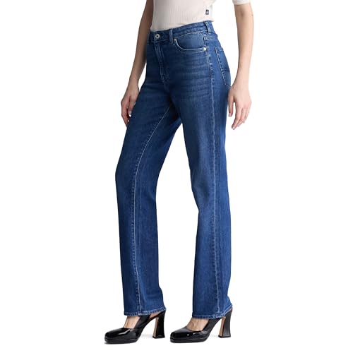 Buffalo David Bitton Womens Mary Mid Rise Straight Jeans2