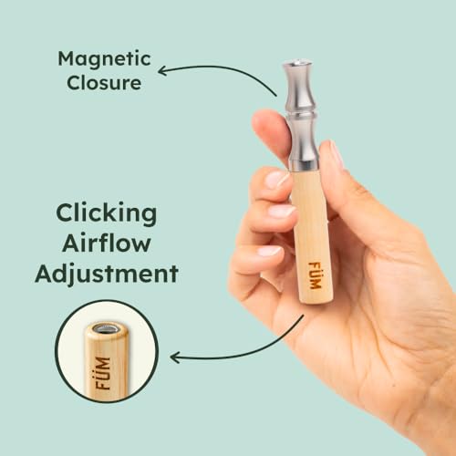 fm prominent flavored air device  naturally switch from bad habits  maple barrel and stainless steel mouthpiece