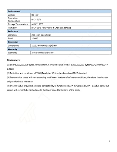 512GB SSD 3D NAND SATA III 6 Gb/s 2,5 pollici 7 mm (0,28") Velocità di lettura fino a 550 MB/s Cache SLC Prestazioni potenziate Unità a stato solido interna per PC, computer desktop e laptop - Hdd - Immagine 8