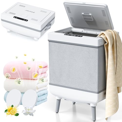 Jripae 35L Towel Warmer with Dryer, Timer, Foldable, Spa Use