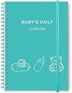 Tiankool Baby's Daily Log Book - A5 Baby Tracker for Newborns, Schedule Tracking Newborn Routine, 150 Easy to Fill Pages Track & Monitor Nursing, Sleep, Feeding, Diapers, Pumping More