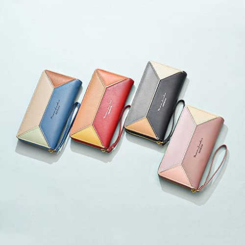 Oirtmiu Women Wallet, Leather Multi Credit Card, Cash, Phone Holder For Travel, Large Capacity Zip Around Clutch, Travel Purse, Wristlet Bag(Black) #TOP5