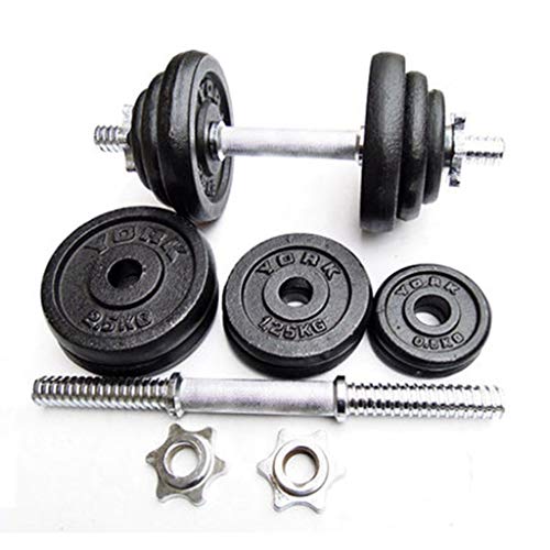 Halters Gemonteerd Dumbbell Geschiktheid Equipment Arm Muscle Exercise 20 kg Halters 44 lbs, Gewicht dumbbells Set… - Afbeelding 4