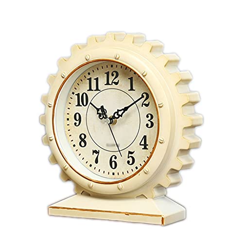 Reloj de mesa vintage JFDBGU un regalo especial de manualidades para el hogar 2