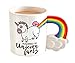 BigMouth Inc Unicorn Farts Mug, Ceramic Cup for Coffee and Tea with Handle, Funny Magical Novelty Cup
