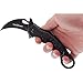 Fox Knives 479 Folding Pocket Knife - N690Co Stainless Steel, Black Idroglider Blade Finish, Linerlock, Black G10 Handle, Reversible Pocket Clip
