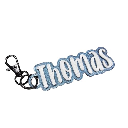 Iristy Custom name keychain, great for kids, backpacks (Style 1)