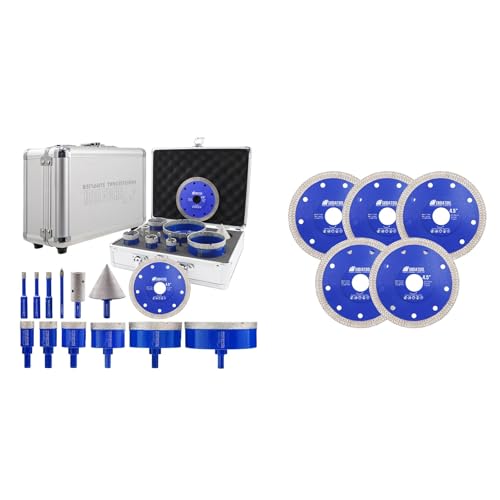 Kit de brocas de diamante para baldosas 13 pcs miniatura 1