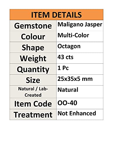 Jaspe Maligano cabochon de style bohème chic pour création de bijoux