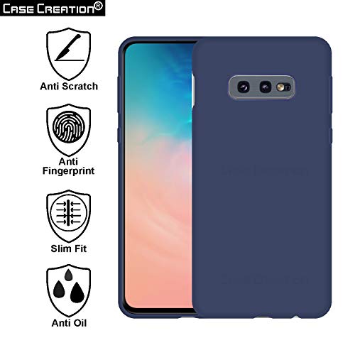 Image of Case Creation Luxurious OG Series for Samsung Galaxy S10 Lite Case Cover,Anti-Dirty Slim Case Frosted Matte Cute Candy TPU Raised Bezel (Splash of Color) Back Cover for Samsung S10 Lite -Navy Blue