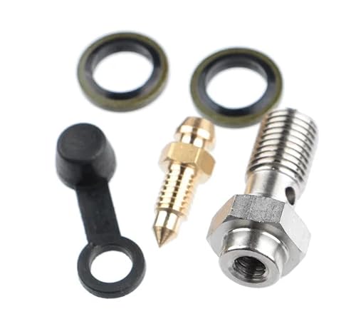Motorsport M10 x 1.0mm Banjo Bolt with Bleed Nipple Kit Race Rally Drift