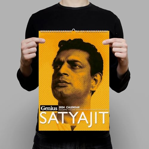 Image of Tallenge - Satyajit Ray - 2024 Wall Calendar - 12 x 17 Inches for Home & Office (Paper, Wall Calendar)