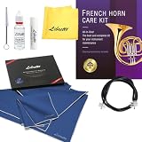 Libretto French Horn ALL-INCLUSIVE Cleaning & Care Kit + Libretto Microfiber Polish Cloth for Musical...