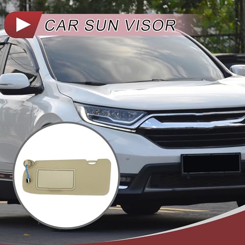 HEROFFIX 1 Pcs Car Sun Visor for Honda CR-V 2017-2019 Left Driver Side Sun Visor Assembly No.83280TLAA12ZA Beige Glass by HEROFFIX - Image 2