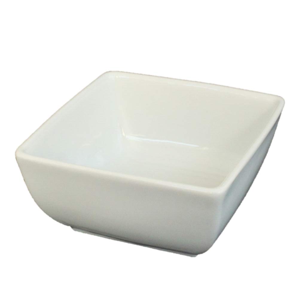 Amazon.co.jp: 白 四角煮物鉢 (洋食器 和食器 白い食器 サラダボウル
