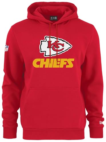 New Era - NFL Kansas City Chiefs Team Logo and Name Hoodie, Größe:M