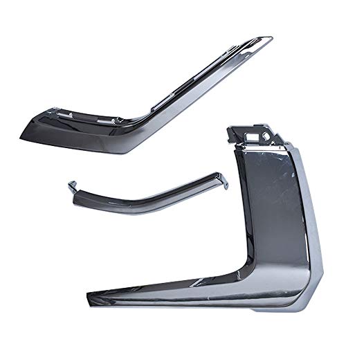 Labwork Lh Front Bumper Upper Chrome Trim Molding Strip Replacement For Mitsubishi Outlander 2016-2019 Mi1047103, Mi1047104 #TOP5