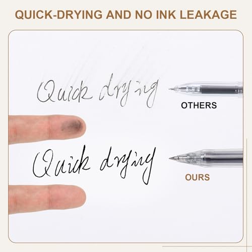 Bolígrafo retráctil gel 0.5mm negro pack 6 miniatura 3