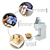 3D Latte Art Coffee Printer Machine Automatic Beverages Food Selfie with WiFi Connection Printing Food safty Grade Ink Cartridges (FT4-W-1Brown Ink)