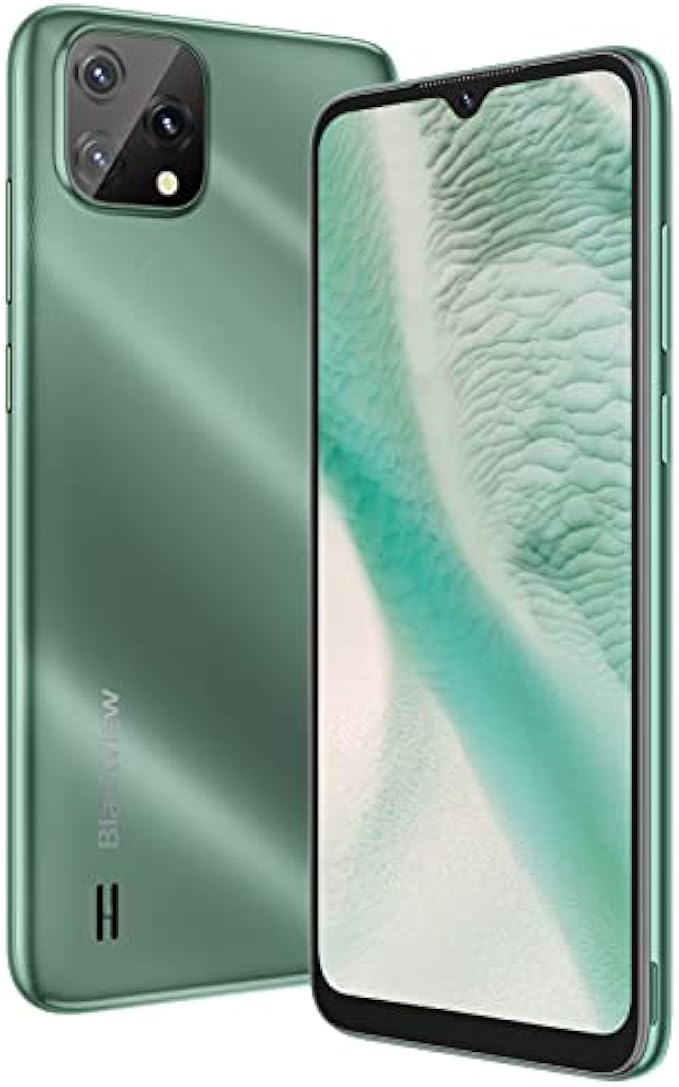 Mobile Phone, Blackview A55, 4G Dual SIM Cell Phone Unlocked Android 11, 3GB+16GB ROM Storage 128GB Expandable Unlocked Phones, 4780mAh Battery, 6.5" HD + Face ID Unlock, T-Mobile Unlocked Smartphones
