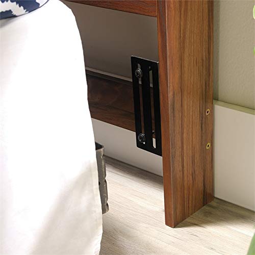 Sauder Vista Key Modern Queen Wood Headboard With 2-Shelves In Blaze Acacia #TOP4