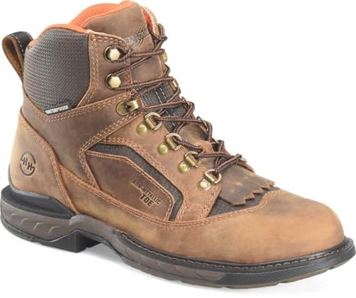 PHANTOM RIDER Men's DH5424 Brigand Composite Toe Lacer Dark, Brown - 10 2E2