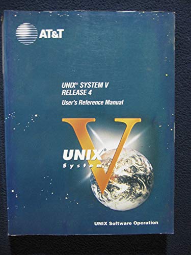 Unix System V Release 4 User's Reference Manual 0139470379 Book Cover