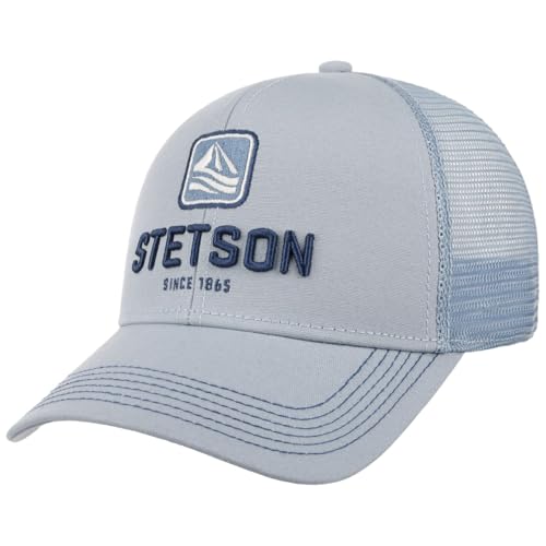 Stetson Sailing Trucker Cap Herren Sommer hellblau One Size