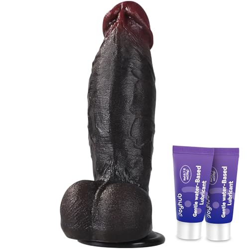 PRONFANS 22.5 * 5.5CM Durchmesser Realistischer Dildo Klassische Dildos Sex Spielzeug für die Frau Paare Solo Mit Starkem Saugnapf Sexspielzeug Analdildo Penis Dildos aus Weichem Silikon Sex Toy braun