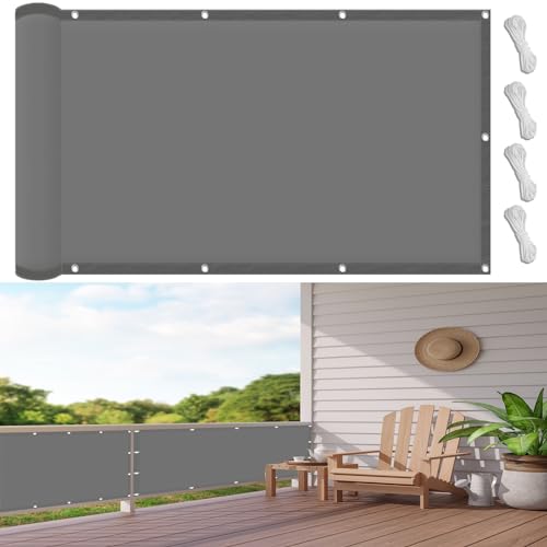 Toiles d'ombrages rectangulaire imperméable 3.2x4.6m gris pour extérieur