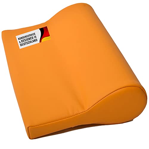 Promafit Nackenkissen ölabweisend und wasserabweisend für die Massage mit Feinzellschaumstoff und PU-Bezug als Nackenstützkissen für die Massageliege (Gelb) Promafit Nackenkissen ölabweisend und wasserabweisend für die Massage mit Feinzellschaumstoff und PU-Bezug als Nackenstützkissen für die Massageliege (Gelb)