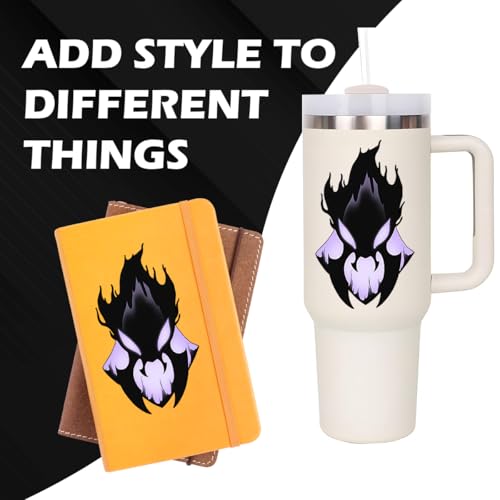 Image of Solo Leveling Peeker Anime Manga Decal Water Resistant Sticker Indoor Use Ideal for Laptop Window (Beru 1)