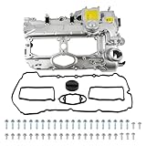 maXpeedingrods N20 Upgrade Aluminum Engine Valve Cover for BMW 228i 320i 328i 428i 528i X1 X3 X5 Z4 N20B20A, 11127588412, with Gasket Kit