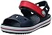Crocs Crocband Sandal Kids, Sandalias Unisex Niños, Azul (Navy/Red), 22/23 EU