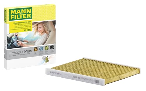 MANN FILTER FP 2026 Filtro de aire de cabina   FreciousPlus Filtro de Polen Biofuncional   para Automóviles + Vehículos de transporte