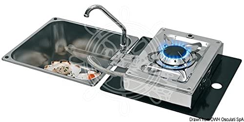 CAN Hinged cooktop 1 burner rectangular version