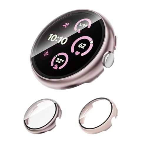 �y2������z Google Pixel Watch 4 ��[45mm]�Ή� �s�N�Z���E�H�b�` �p �P�[�X ��̌^�����K���X�� + PC �� �S�ʕی� �ϏՌ� �����h�~ �w��h�~ �����h�~ �����ȒP �����ߗ� �X�����݌v?