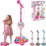 【Configuration karaoké réglable pour enfants】Ce kit de karaoké pour enfants comprend un support réglable en hauteur et un microphone adapté aux enfants, permettant aux jeunes artistes de profiter d'une expérience de scène réaliste. La configuration flexible grandit avec votre enfant, assurant une utilisation confortable pendant les chants, les spectacles de talent ou le jeu imaginatif, parfait pour nourrir la confiance et l'intérêt musical dans un environnement amusant de style professionnel.