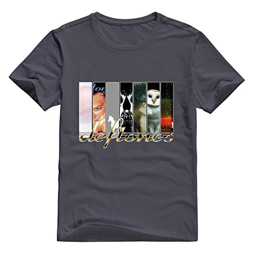 Hoxsin - Camiseta de manga corta para hombre, diseño de Álbumes Deftones, talla S