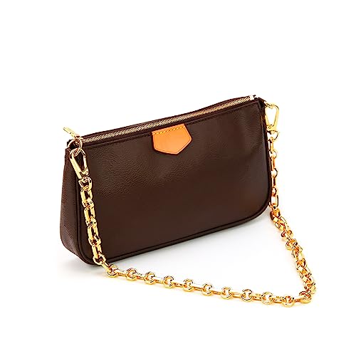Image of jiesinlov Purse Chain Strap for Handbag Gold Chains Shoulder Bag Strap Replacement,with Metal Buckles (E 23.6in)