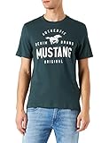 MUSTANG Herren Alex C Print T-Shirt, Dunkelgrün 6432, XL