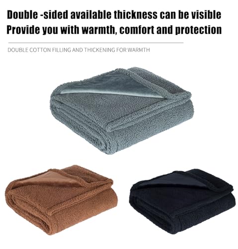 Couverture imperméable pour le lit double flanelle coton plaid étanche animaux M - 4