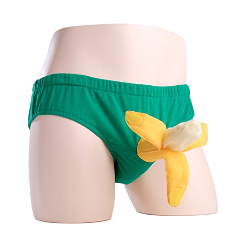Image of wellin international Hilarious 3D Banana Underwear Costume, Sexy Banana Halloween Costume Briefs, Funny Couple Gift, for Him