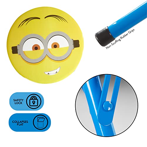 Image of Minions 3 Piece Foldable Round Table and Chair Set, Ages 3+