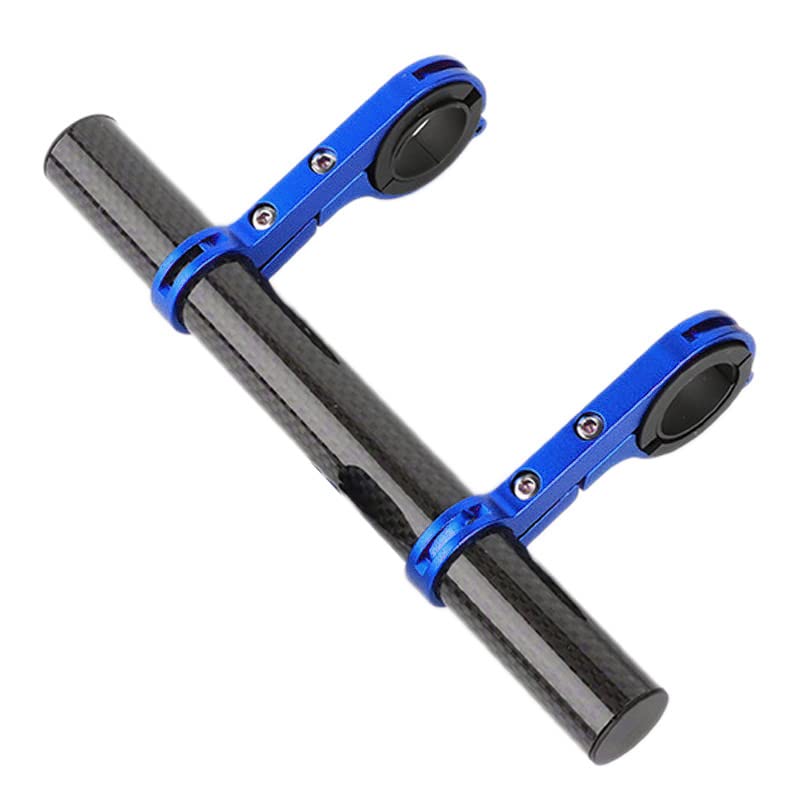 Ejoyous Prolunga per Manubrio Bici, Estensione Leggera in Fibra di Carbonio e Lega di Alluminio per Supporto per Telefono e Lampada per Tutte le Biciclette