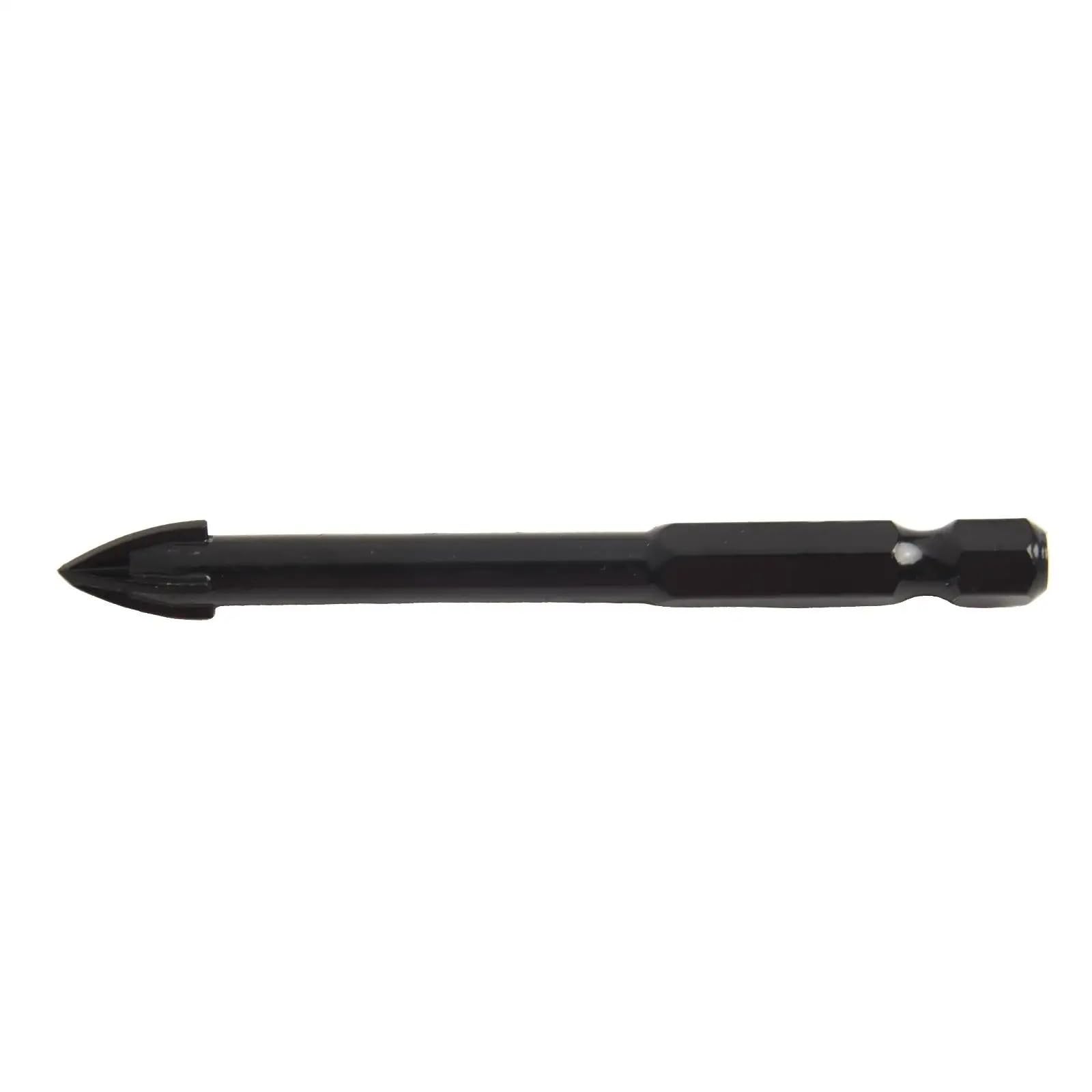 5/10pcs 3-12mm Croce a quattro bordi Punta da trapano Codolo esagonale Triangolo Trapano for piastrelle Vetro Cemento Ceramica Apri foro(10pcs)