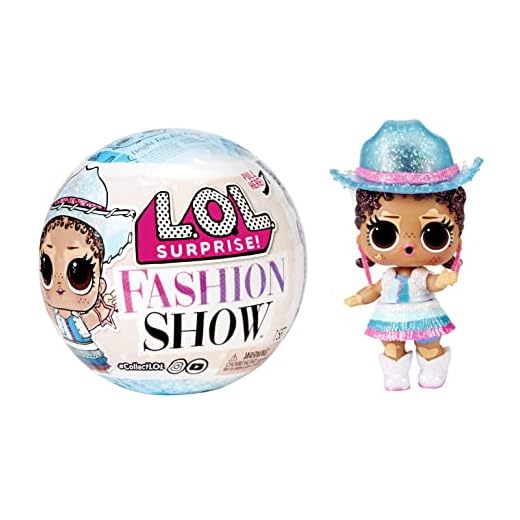 LOL Surprise Fashion Show Poupée - avec 8 Surprises Dont 1 Aquatique, 1 Tenue, Accessoire & + - Emballage Papier - Assortiment aléatoire - à Collectionner - 4 Ans +