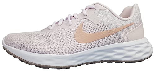 Nike Tênis de corrida feminino, Lt Violet Champanhe Branco, 37