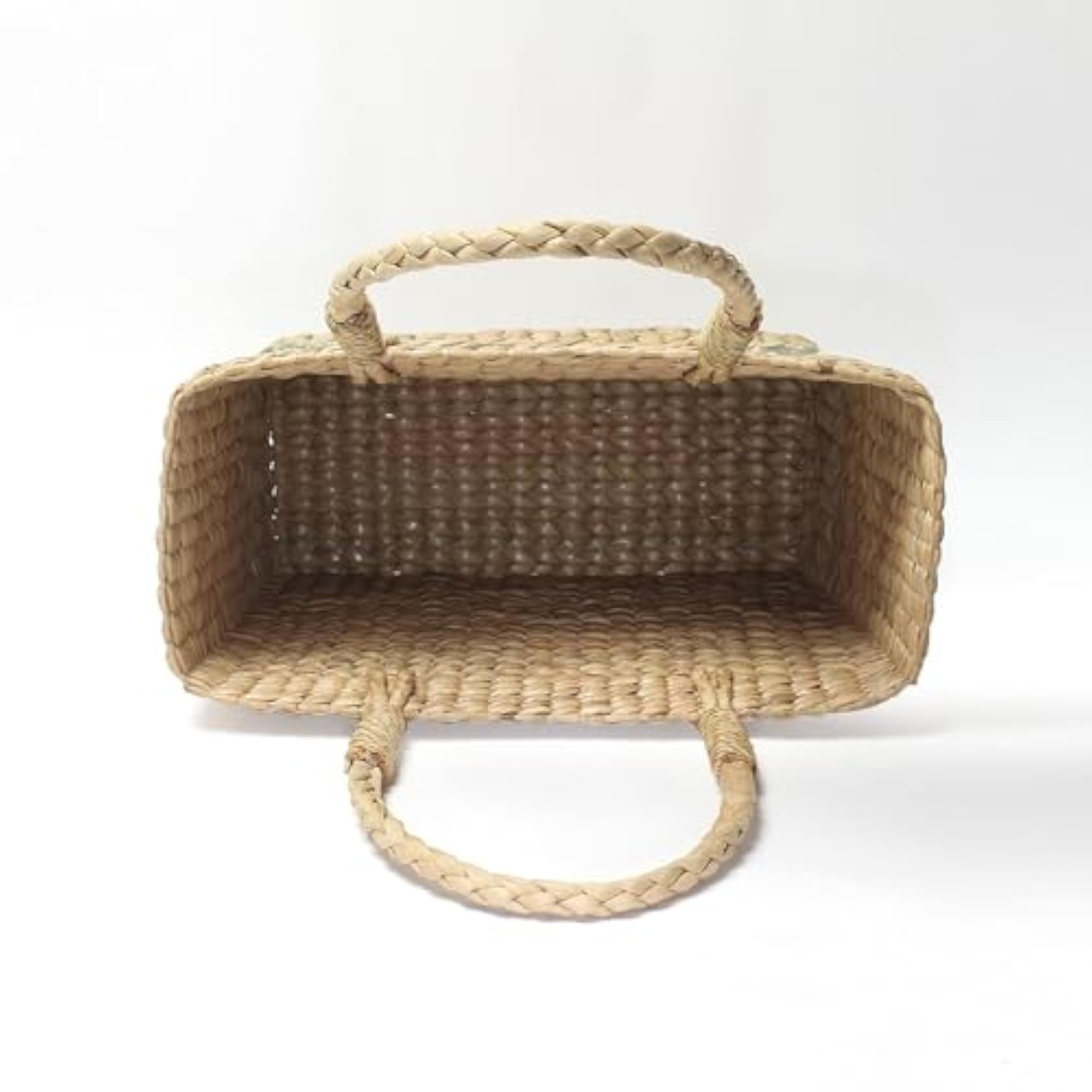 Multi-Colour Sea Grass Storage Basket Alternative